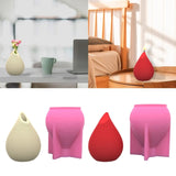 Water Drop Candle Mold Flower Pot Silicone DIY Crafts Home Decor