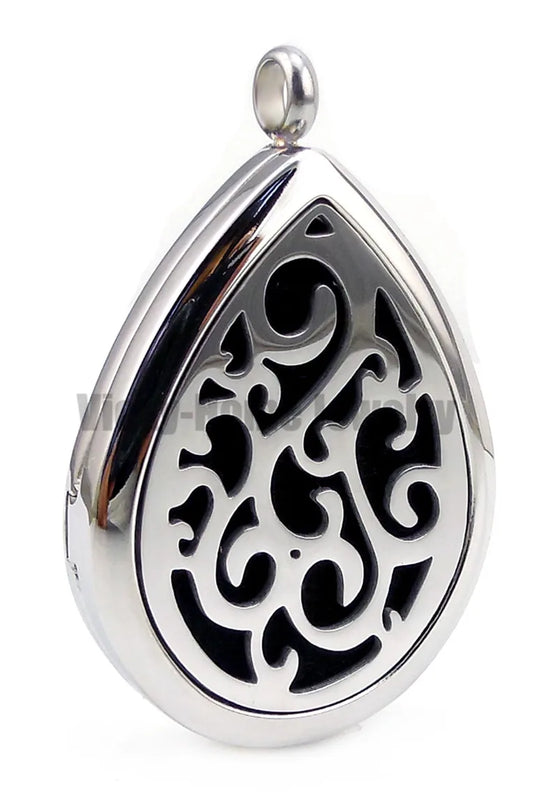Water Drop Cloud Aromatherapy Diffuser Locket with Colorful Pads