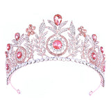 Large Bridal Tiara Crown Headpiece Pageant Hair Jewelry Wedding Hair Accessory