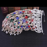 Large Bridal Tiara Crown Headpiece Pageant Hair Jewelry Wedding Hair Accessory