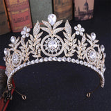 Large Bridal Tiara Crown Headpiece Pageant Hair Jewelry Wedding Hair Accessory