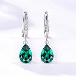 925 Sterling Silver Water Drop Earrings for Women Engagement Gift