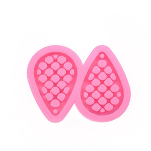 Water Drop Earrings Epoxy Resin Mold DIY Keychain Pendant Casting Silicone Mould