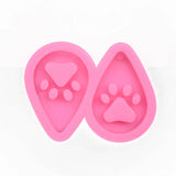 Water Drop Earrings Epoxy Resin Mold DIY Keychain Pendant Casting Silicone Mould