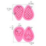 Water Drop Earrings Epoxy Resin Mold DIY Keychain Pendant Casting Silicone Mould