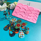 Water Drop Earrings Epoxy Resin Mold Jewellery Pendants Silicone Mould DIY