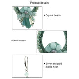 Crystal Water Drop Earrings Statement Boho Jewelry
