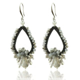 Crystal Water Drop Earrings Statement Boho Jewelry