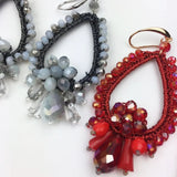 Crystal Water Drop Earrings Statement Boho Jewelry