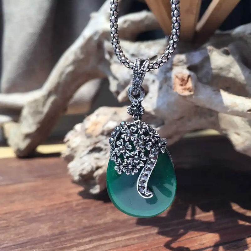 Water Drop Pendant Necklace Female Korea East Gate Water Drop Necklace