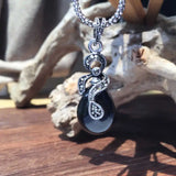 Water Drop Pendant Necklace Female Korea East Gate Water Drop Necklace