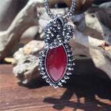 Water Drop Pendant Necklace Female Korea East Gate Water Drop Necklace