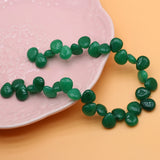 Green Agate Crystal Beads 10*12mm for DIY Jewelry Making