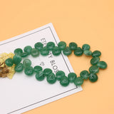 Green Agate Crystal Beads 10*12mm for DIY Jewelry Making
