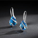 Water Drop CZ Jewelry Set for Women Sea Party
