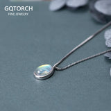 Crystal Women Necklace S925 Silver Student Girl Clavicle Chain Necklace