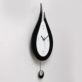 Water Droplets Swing Wall Clock Modern Nordic Style Living Room Wall Clocks