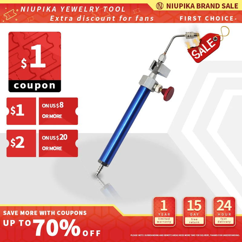 Water Gun 8008 Welding Torch With 5 Tips for DIY Jewelry Making