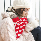 Plush Hand Warmer Hot Water Bottle with Silicone Cover