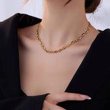 Waterproof 24K Plated SS Chain DIY Necklace