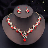 Rhinestone Crystal Wedding Jewelry Sets 3 Pcs