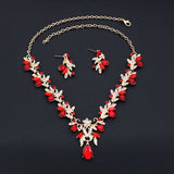 Rhinestone Crystal Wedding Jewelry Sets 3 Pcs