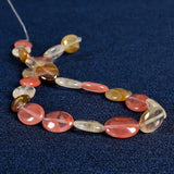 Watermelon Crystal Glass DIY Charm Bracelet Necklace Loose Beads