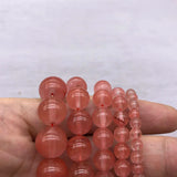 Watermelon Red Crystal Glass Loose Beads 4-12mm DIY Bracelet Spacer
