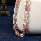 Watermelon Tourmaline Crystal Mix-and-Match Chain Loose Beads