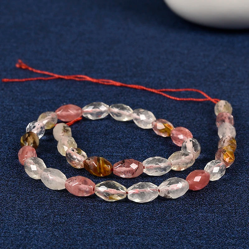 Watermelon Tourmaline Crystal Mix-and-Match Chain Loose Beads