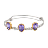 Waterproof Lover Bracelet Zircon Stainless Steel Cuff Bangle