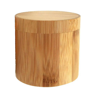 Waterproof Bamboo Cylinder Watch Storage Case with Pillow Box