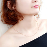 Waterproof Stainless Steel Snake Chain Necklace for Women