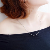 Waterproof Stainless Steel Snake Chain Necklace for Women