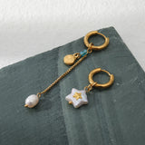 Waterproof Freshwater Pearl Drop Earrings