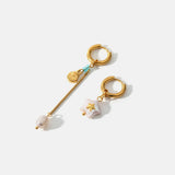 Waterproof Freshwater Pearl Drop Earrings