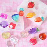 Wave Gem Epoxy Resin Mold Fruit Silicone Mold DIY Hairpin Earrings Wave Mould