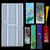 Wave Rectangle Bookmark Silicone Mold for UV Epoxy Resin Casting