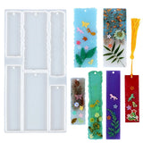 Wave Rectangle Bookmark Silicone Mold for UV Epoxy Resin Casting