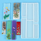 Wave Rectangle Bookmark Silicone Mold for UV Epoxy Resin Casting