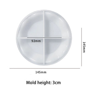 Wave Shaped Tray Silicone Mold for DIY Fruit Tray Dining Plate