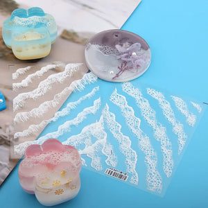 Wave Sticker Resin Filler Crystal Epoxy Resin Filling