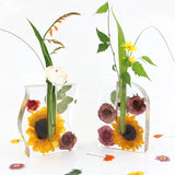 Wave & Arch-shaped Test Tube Flower Device Silicone Mold