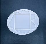 Wavy Coaster Round Oval Square Shaped Irregular UV Resin Molds Jewelry