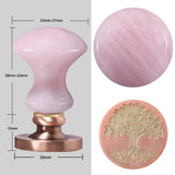 Rose Quartz Wax Seal Stamp for Decoration
