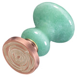 Green Aventurine Wax Seal Stamp for Invitations