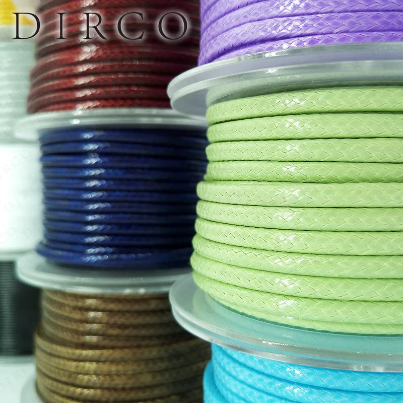 3mm Waxed Cotton Cords 10M Roll Jewelry Findings Bracelet Strings