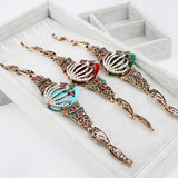 Bohemian Vintage Strawberry Crystal Bracelet Women Jewelry Gift