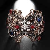 Vintage Crystal Antique Bangles for Women Boho Jewelry Gift