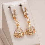 Ballerina Zircon Pendant Earrings 585 Rose Jewelry Accessories